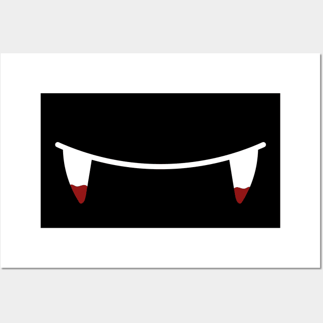 Vampire mouth Wall Art by Lina shibumi